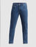 Blue Low Rise Washed Ben Skinny Jeans_410891+6
